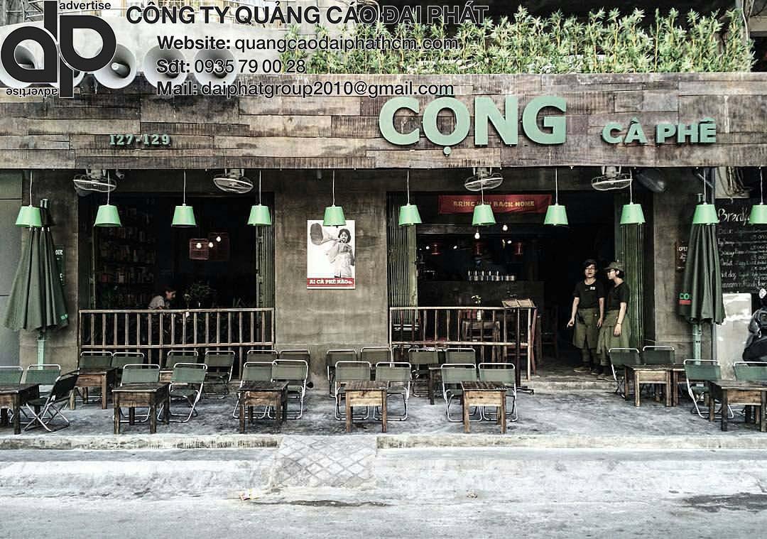 làm bảng hiệu quán cafe